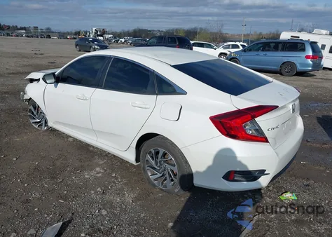 2016 Honda Civic Ex z USA, uszkodzony, nr VIN 19XFC2F76GE235201